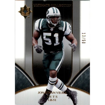2006 Ultimate Collection Gold #137 Jonathan Vilma