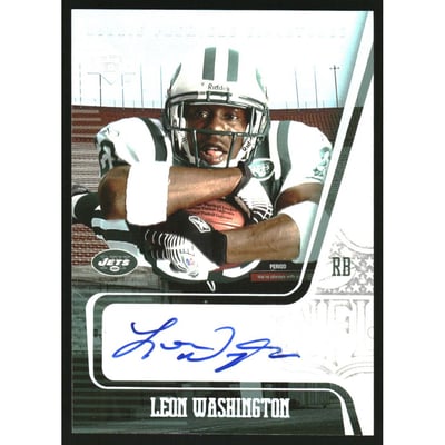 2006 Upper Deck Rookie Premiere Autographs #22 Leon Washington