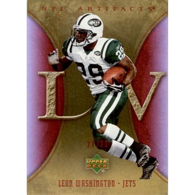 2007 Artifacts Red #71 Leon Washington