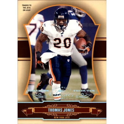 2007 Donruss Classics Timeless Tributes Silver #20 Thomas Jones