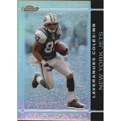 2007 Finest Black Refractors #63 Laveranues Coles