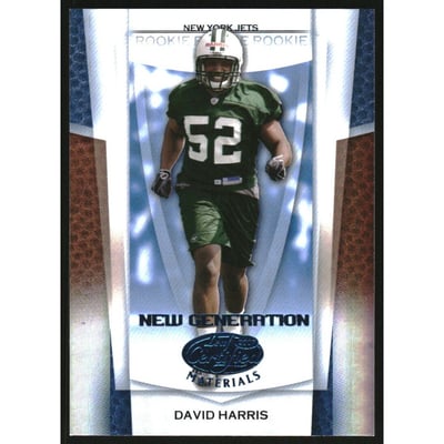 2007 Leaf Certified Materials Mirror Blue #160 David Harris