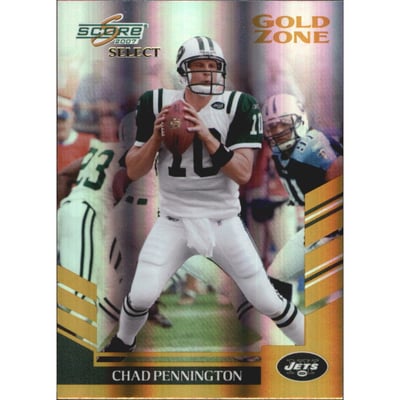 2007 Select Gold Zone #166 Chad Pennington