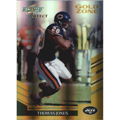 2007 Select Gold Zone #167 Thomas Jones