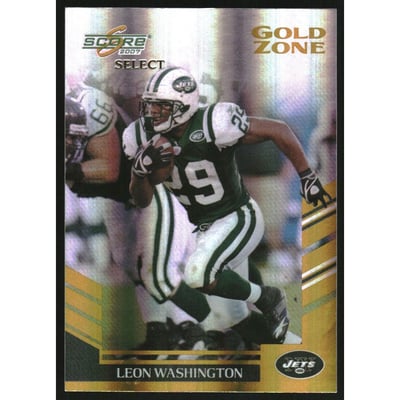 2007 Select Gold Zone #172 Leon Washington
