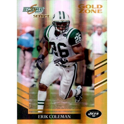2007 Select Gold Zone #175 Erik Coleman