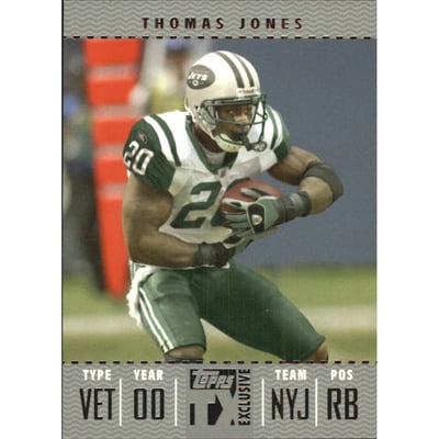 2007 Topps TX Exclusive Silver #31 Thomas Jones