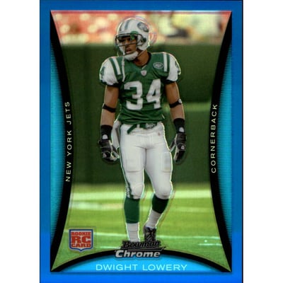 2008 Bowman Chrome Blue Refractors #BC23 Dwight Lowery