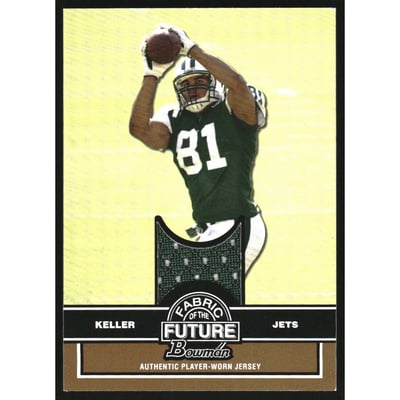 2008 Bowman Fabric of the Future Gold #FFDK Dustin Keller