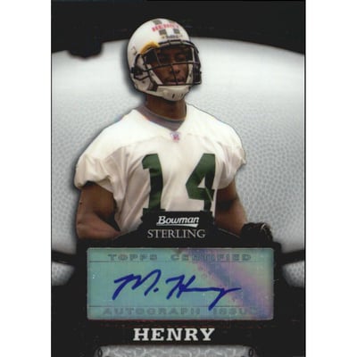 2008 Bowman Sterling #140 Marcus Henry AU RC