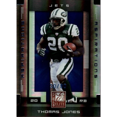 2008 Donruss Elite Aspirations #67 Thomas Jones/80