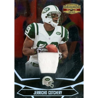 2008 Donruss Gridiron Gear Jerseys #68 Jerricho Cotchery/65