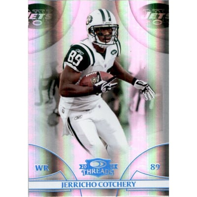 2008 Donruss Threads Platinum Holofoil #85 Jerricho Cotchery