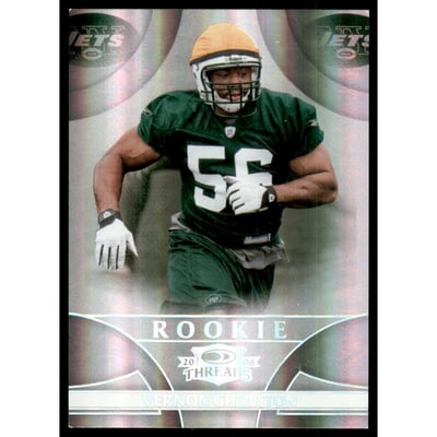 2008 Donruss Threads Silver Holofoil #246 Vernon Gholston