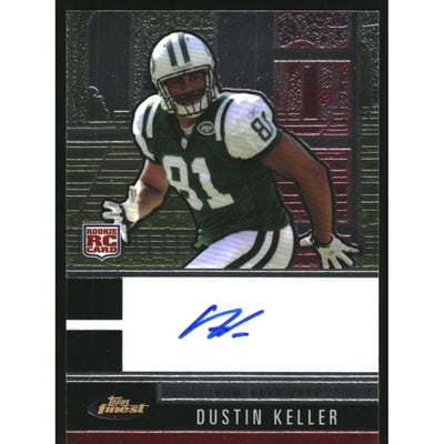 2008 Finest Autographs #122 Dustin Keller/400*