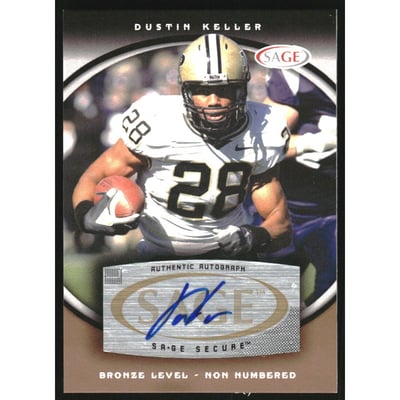 2008 SAGE Autographs Bronze #A36 Dustin Keller
