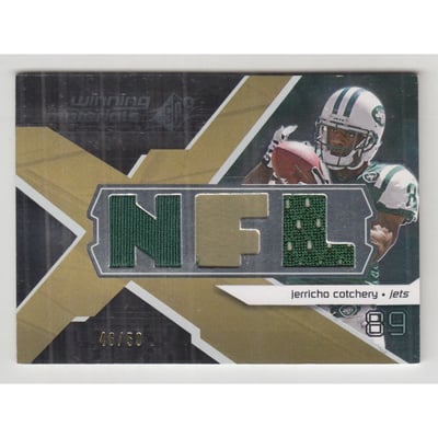 2008 SPx Winning Materials NFL Dual 50 #WMJE Jerricho Cotchery