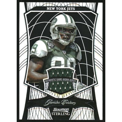 2009 Bowman Sterling Black Refractors #64 Jerricho Cotchery JSY