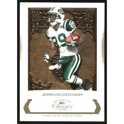 2009 Donruss Classics Timeless Tributes Gold #67 Jerricho Cotchery