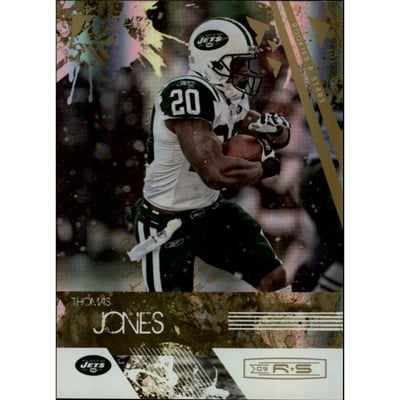 2009 Donruss Rookies and Stars Longevity Parallel Gold #111 Thomas Jones ELE