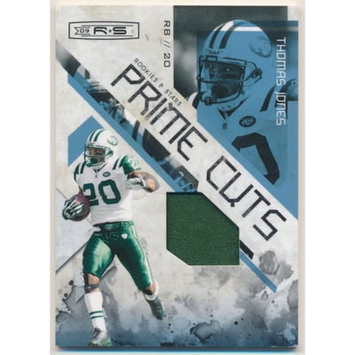 2009 Donruss Rookies and Stars Prime Cuts #2 Thomas Jones/50