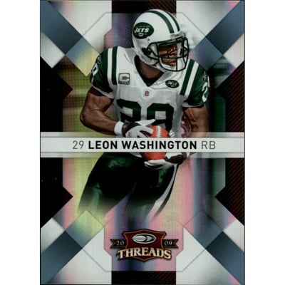 2009 Donruss Threads Platinum Holofoil #70 Leon Washington