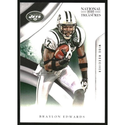 2009 Playoff National Treasures #25 Braylon Edwards