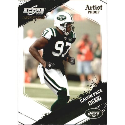 2009 Score Inscriptions Artist's Proof #201 Calvin Pace