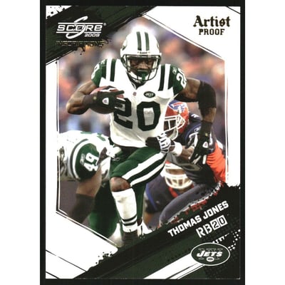 2009 Score Inscriptions Artist's Proof #208 Thomas Jones