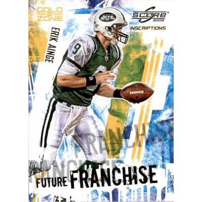 2009 Score Inscriptions Future Franchise Gold Zone #9 Erik Ainge