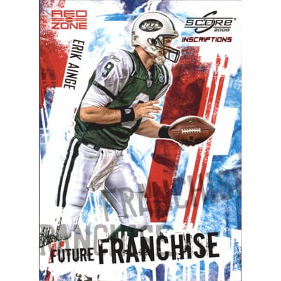 2009 Score Inscriptions Future Franchise Red Zone #9 Erik Ainge