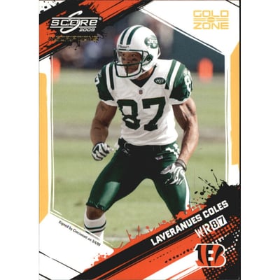 2009 Score Inscriptions Gold Zone #206 Laveranues Coles