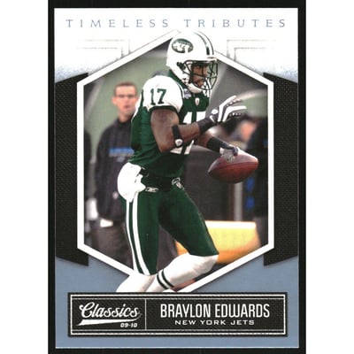 2010 Classics Timeless Tributes Platinum #67 Braylon Edwards