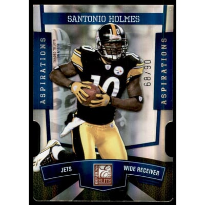2010 Donruss Elite Aspirations #78 Santonio Holmes/90