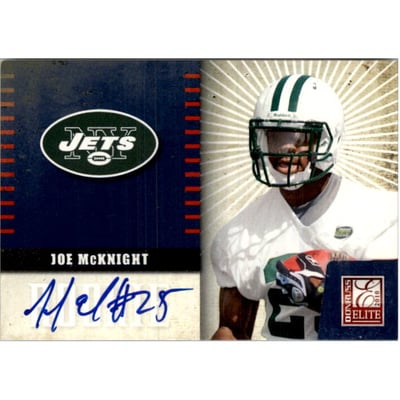 2010 Donruss Elite Rookie NFL Team Logo Autographs #20 Joe McKnight