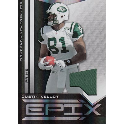 2010 Epix Epix Jerseys Prime Black #59 Dustin Keller/50