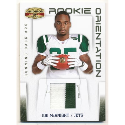 2010 Panini Gridiron Gear Rookie Orientation Jerseys Prime #8 Joe McKnight