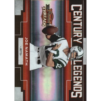 2010 Panini Threads Century Legends Holofoil #8 Joe Namath