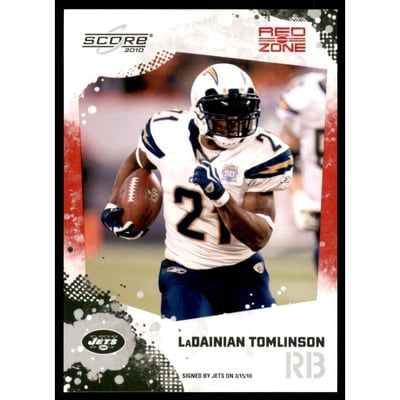 2010 Score Red Zone #240 LaDainian Tomlinson