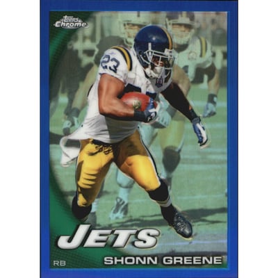 2010 Topps Chrome Blue Refractors #C196 Shonn Greene