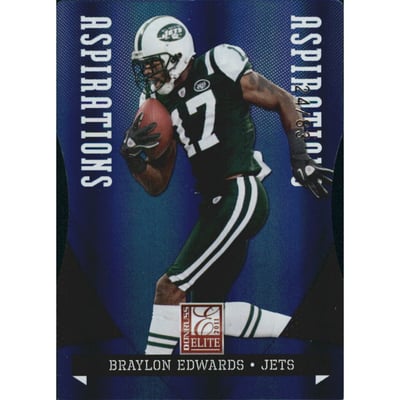 2011 Donruss Elite Aspirations #67 Braylon Edwards/83