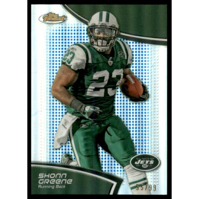 2011 Finest Blue Refractors #84 Shonn Greene