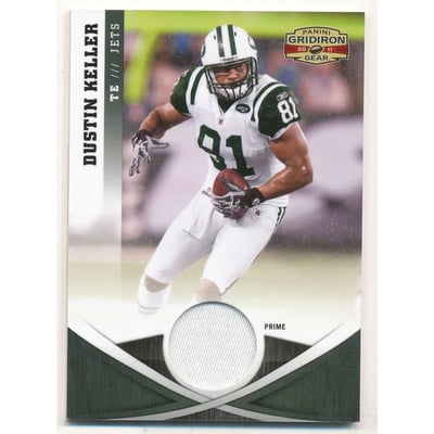 2011 Panini Gridiron Gear Jerseys Prime #7 Dustin Keller/50