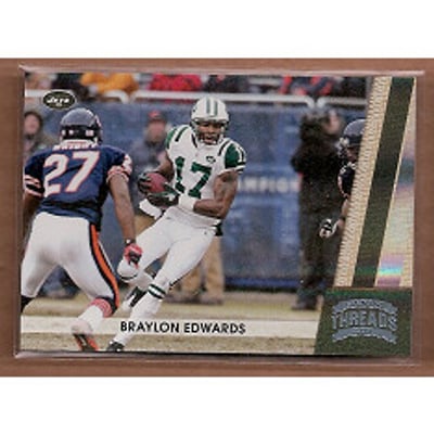2011 Panini Threads Platinum #102 Braylon Edwards