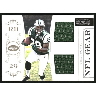 2011 Playoff National Treasures NFL Gear Combos #5 Bilal Powell
