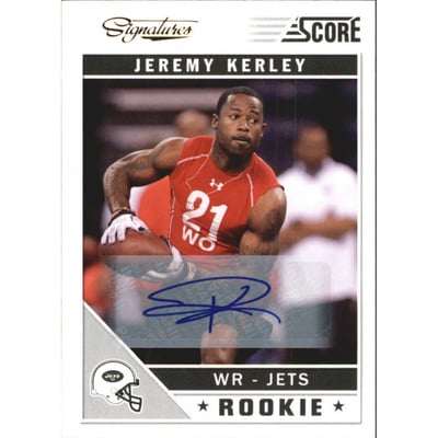 2011 Score Signatures #345 Jeremy Kerley