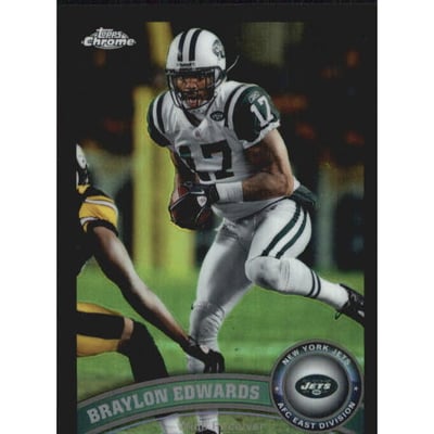 2011 Topps Chrome Black Refractors #138 Braylon Edwards