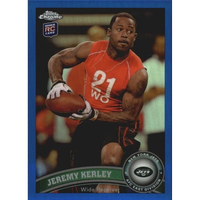 2011 Topps Chrome Blue Refractors #56 Jeremy Kerley