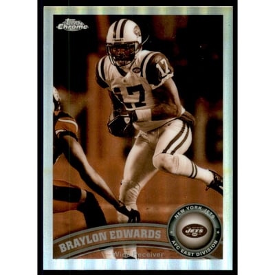 2011 Topps Chrome Sepia Refractors #138 Braylon Edwards