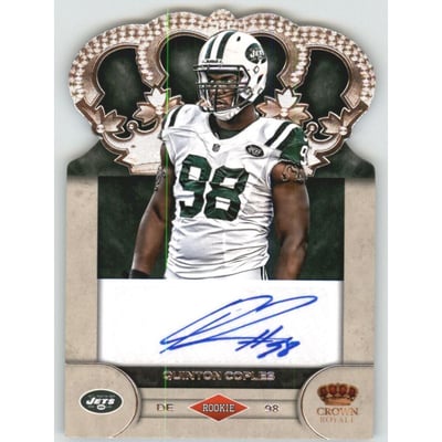 2012 Crown Royale Rookie Signatures #77 Quinton Coples/245